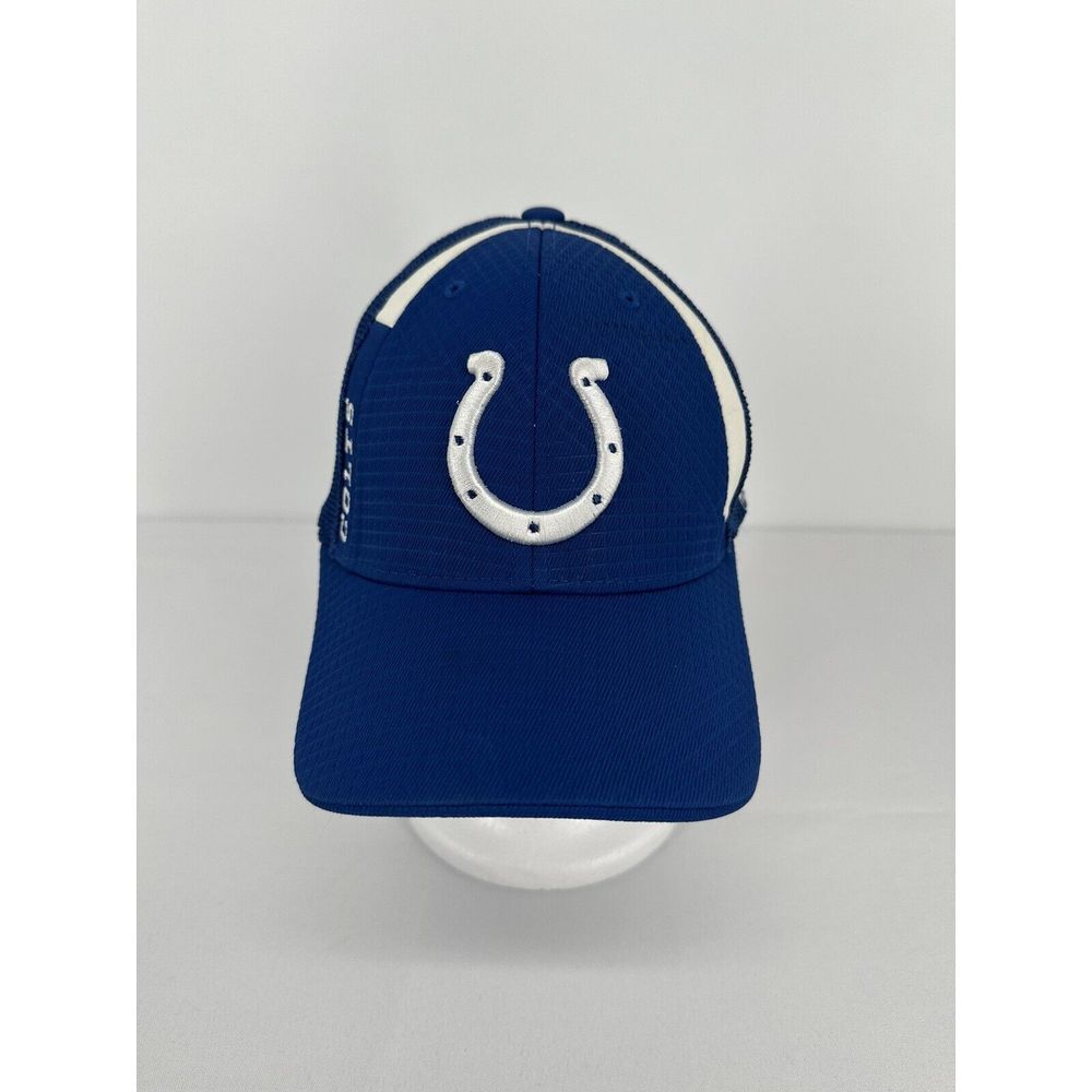 Indianapolis Colts Reebok On Field Adjustable Hat Cap NFL Football Blue White